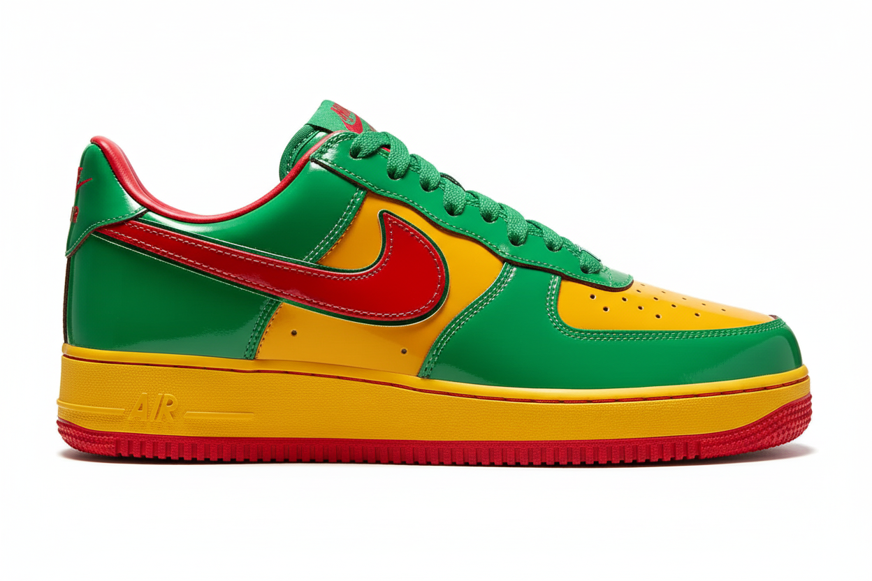 NIKE AIRFORCE RASTA