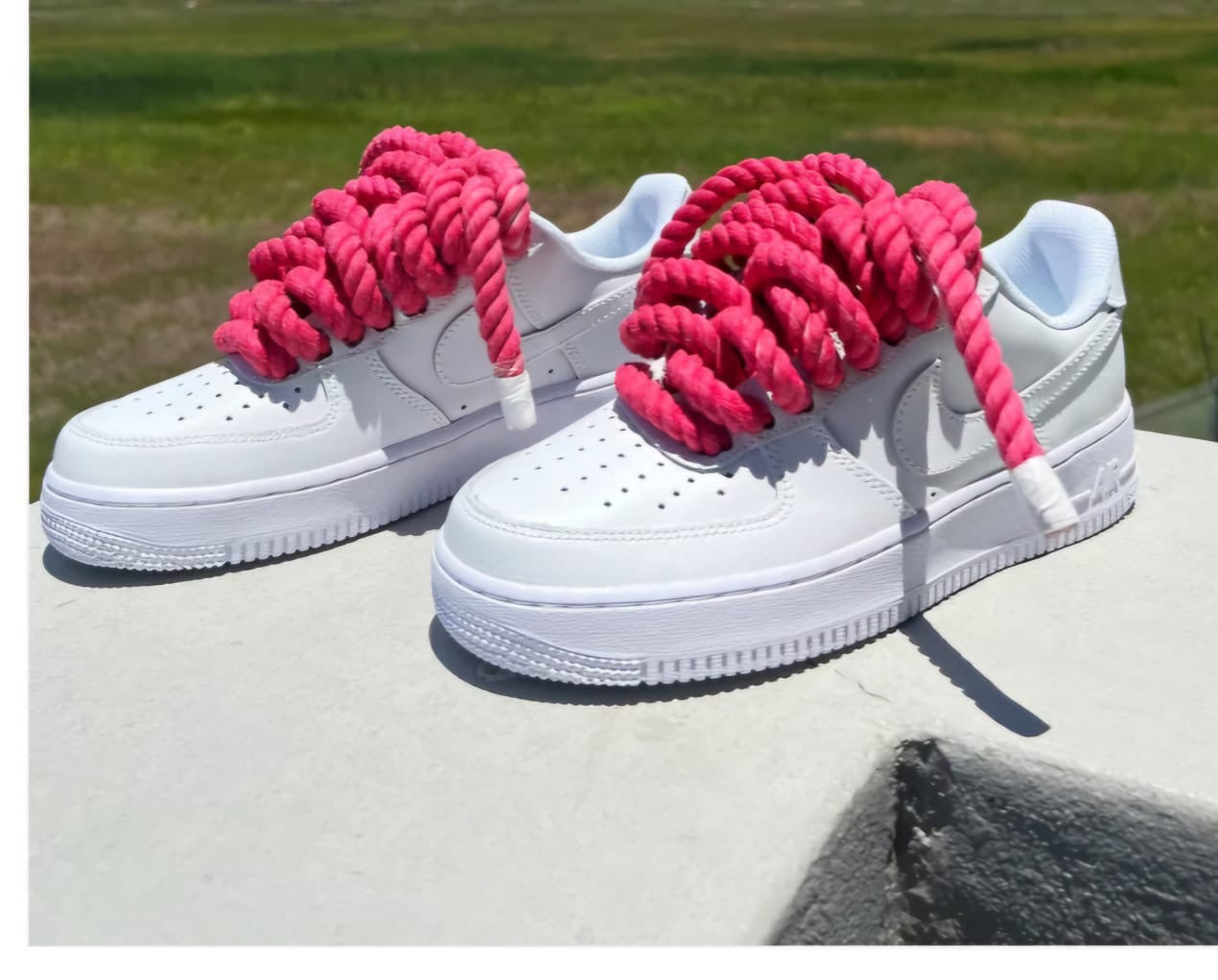 NIKE AIRFORCE PINK ROPES