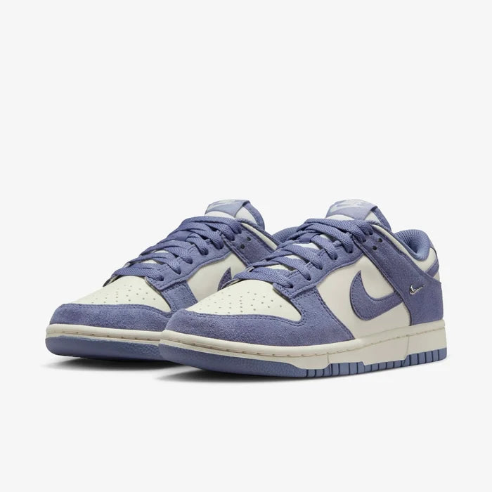 Nike Low Dunk suede purple/white