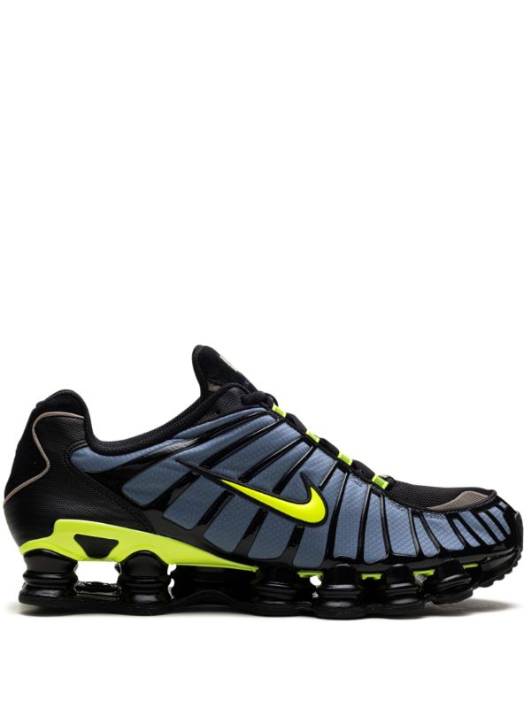 Nike Shox nvy/lime swoosh