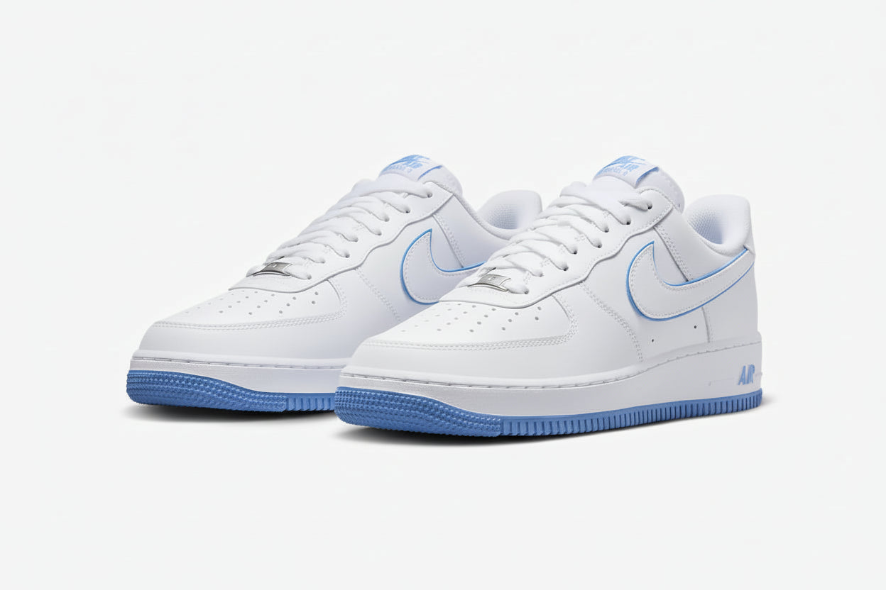 NIKE AIRFORCE blue sole