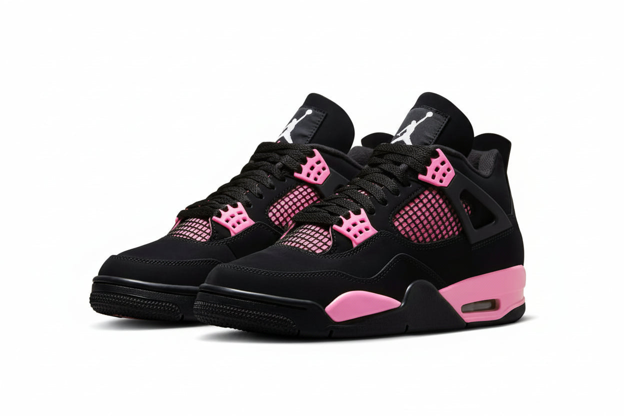 Jordan retro 4 Black and pink